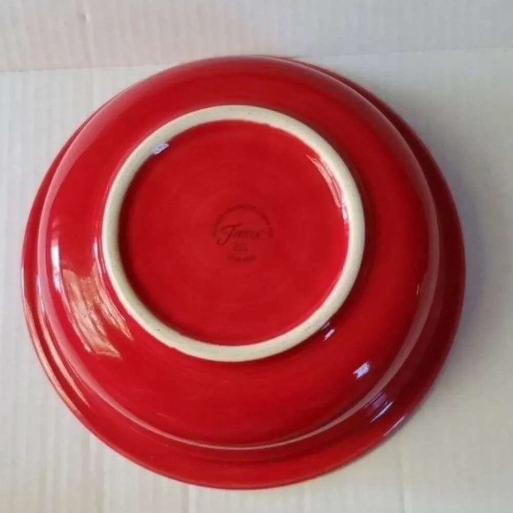 Fiestaware Fiesta Vegetable Bowl Dish Large Scarlet Red SERVING CERAMIC
